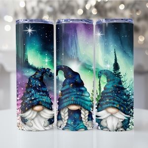 Northern lights gnome tumbler